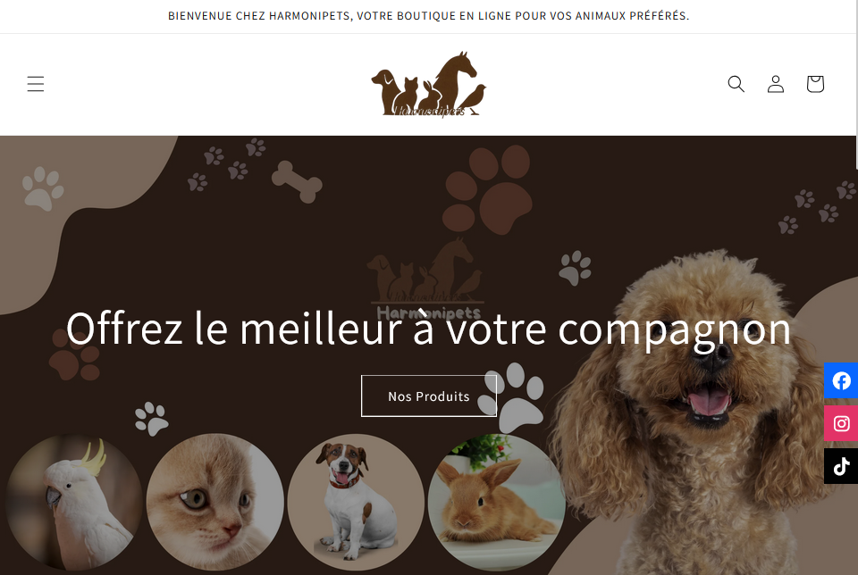 Harmonipets – Boutique Shopify